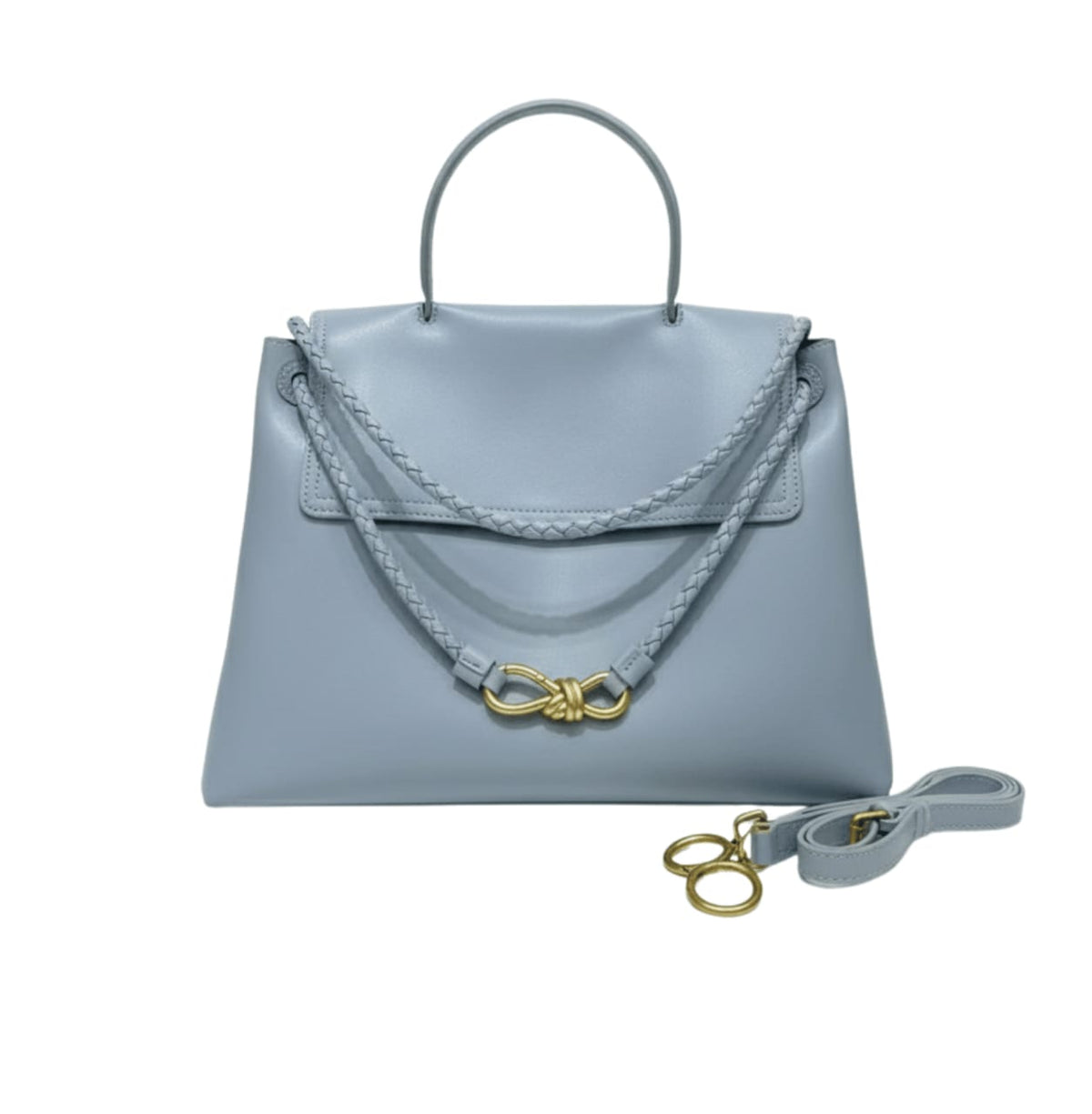 Bottega Veneta | Ciao Top Handle Light Blue Leather Bag – product image 1