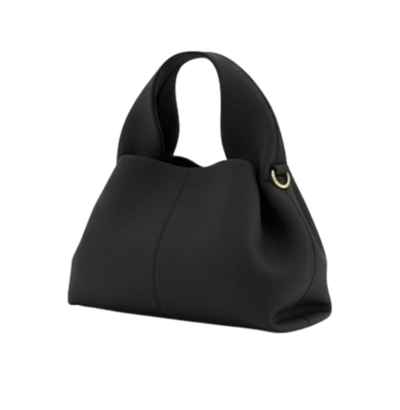 Polène | Numéro Dix Smooth Black Leather Bag – product image 2