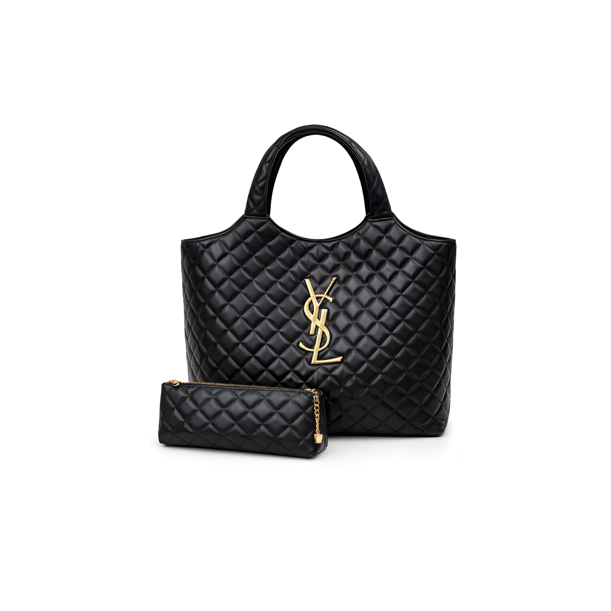 Saint Laurent | Icare Maxi Quilted Bag – Black – product image 1