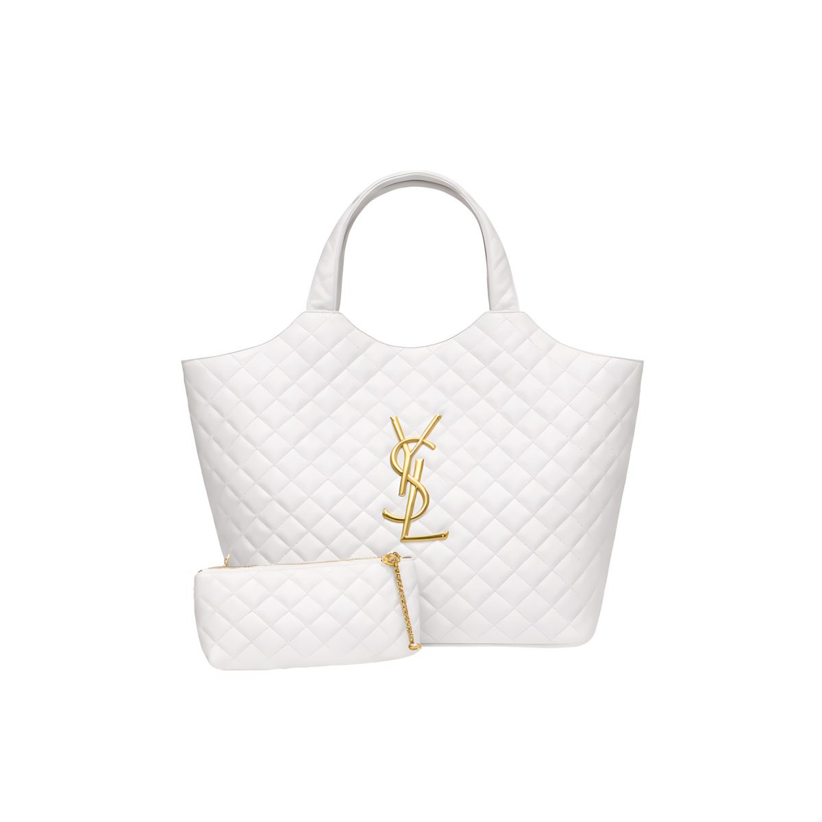 Saint Laurent | Icare Maxi White Lambskin Bag – product image 1