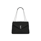 Saint Laurent | Loulou Black Bag – Silver – product image 1