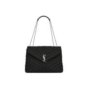 Saint Laurent | Loulou Black Bag – Silver – product image 1