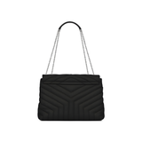 Saint Laurent | Loulou Black Bag – Silver – product image 3