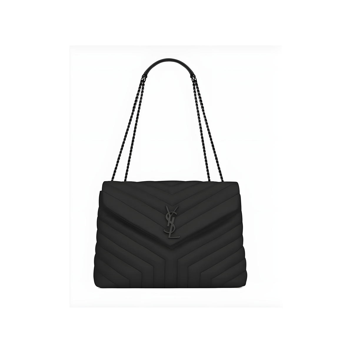 Saint Laurent | Loulou Grey Bag – Black – product image 1