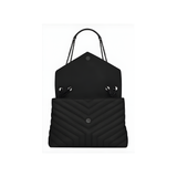 Saint Laurent | Loulou Grey Bag – Black – product image 2