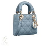 Dior | Lady Micro A Soft Bag – Blue – product image 2