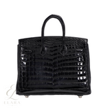 Hermès | Birkin 35 Crocodile Silver Lock Bag – product image 2