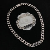 Gucci | Logo Plate Chain Bracelet Silver – product image 5