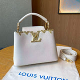 Louis Vuitton | Capucines Taurillon Flower Bag – White – product image 4