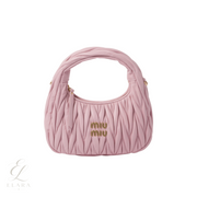 Miu Miu | Wander Matelassé Tote Bag – Pink – product image 1