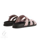 Hermès | Chypre Pink Goatskin Slides – product image 3