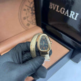 Bvlgari | Serpenti Tubogas Gold Steel Black Dial Watch – product image 4