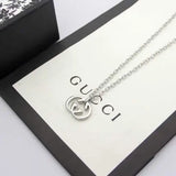 Gucci | Interlocking G Logo Necklace Silver – product image 4