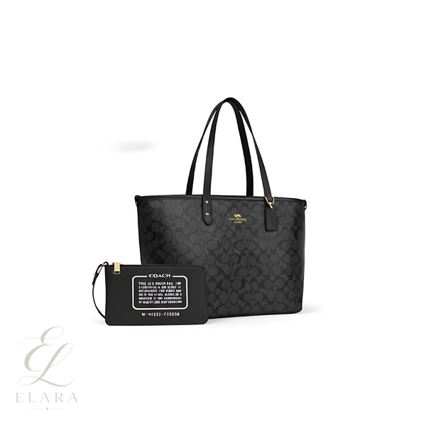 Coach | City Tote Signature Canvas Bag – Black