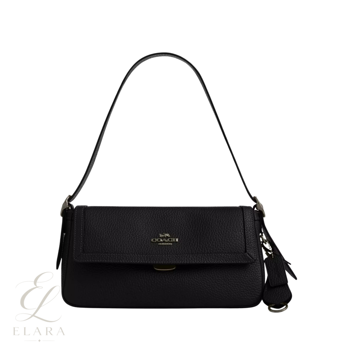 Coach | Etta Small Flap Bag – Black – product image 1