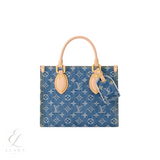 Louis Vuitton | Onthego PM Monogram Denim Bag – Blue – product image 3
