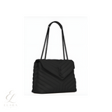 Saint Laurent | Loulou Grey Bag – Black – product image 3