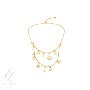 Dior | Layered Charm Necklace Gold – product image 1
