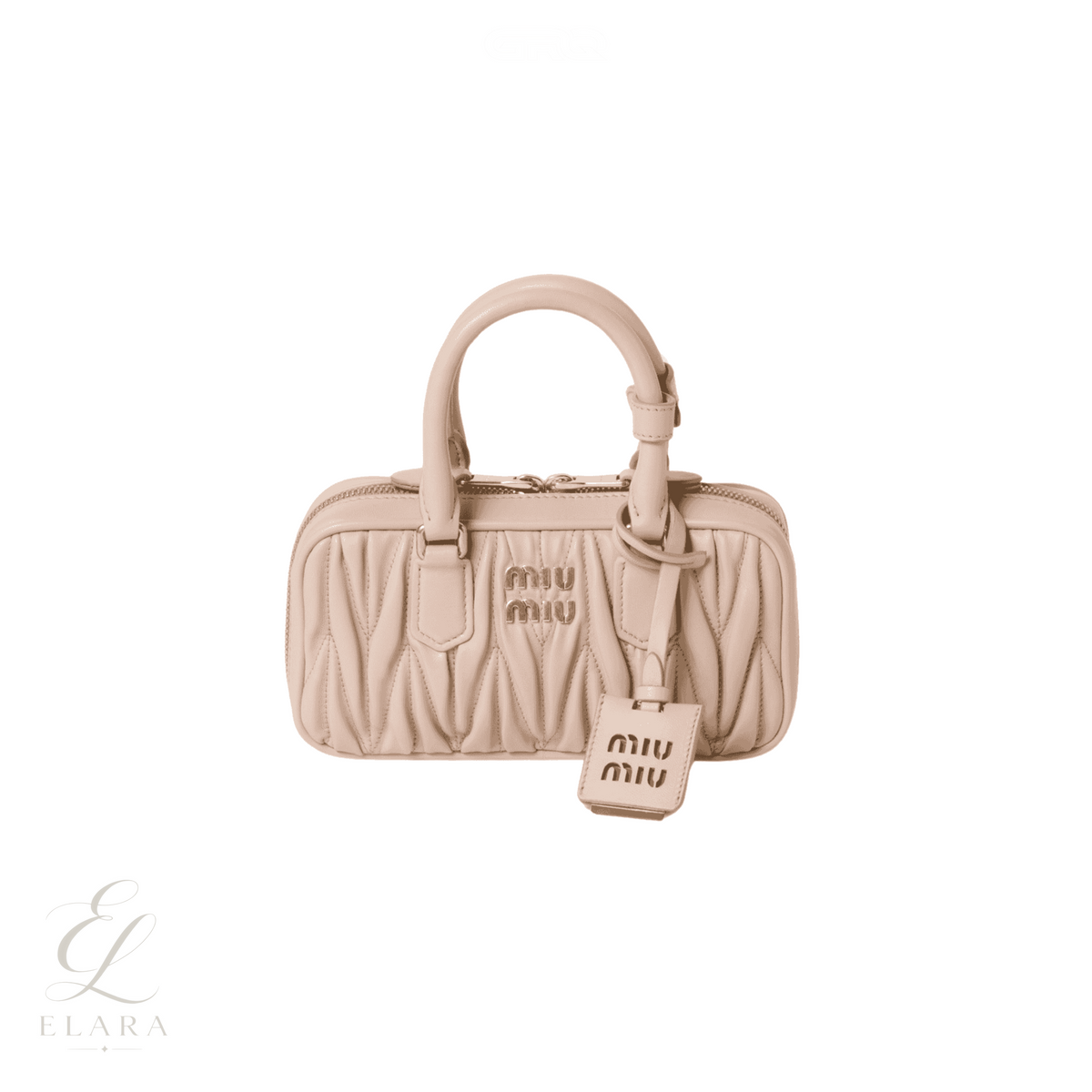 Miu Miu | Arcadie Matelassé Nappa Leather Mini Bag – Pink – product image 1