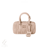 Miu Miu | Arcadie Matelassé Nappa Leather Mini Bag – Pink – product image 1