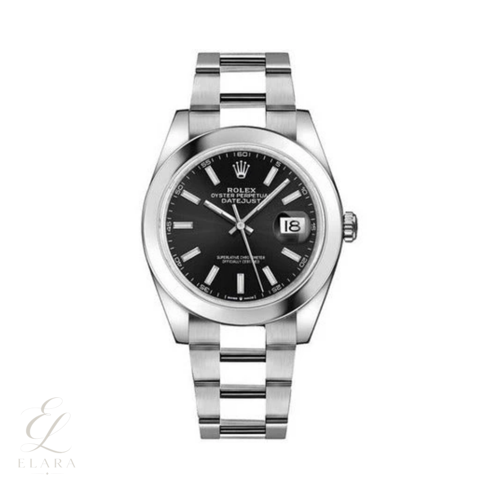Rolex | Datejust 41 Black Dial Watch – product image 1