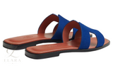 Hermès | Oran Slides – Bleu Smalt – product image 3