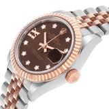 Rolex | Datejust 28 Chocolate Diamond Dial Watch – product image 3
