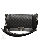 Chanel | Boy Black Caviar Leather Bag – product image 1
