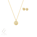 Chanel | Vintage Inspired CC Medallion Gold Tone Resin Jewelry – product image 2