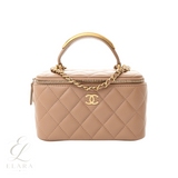Chanel | Small Vanity Case Chain Bag – Beige – product image 1