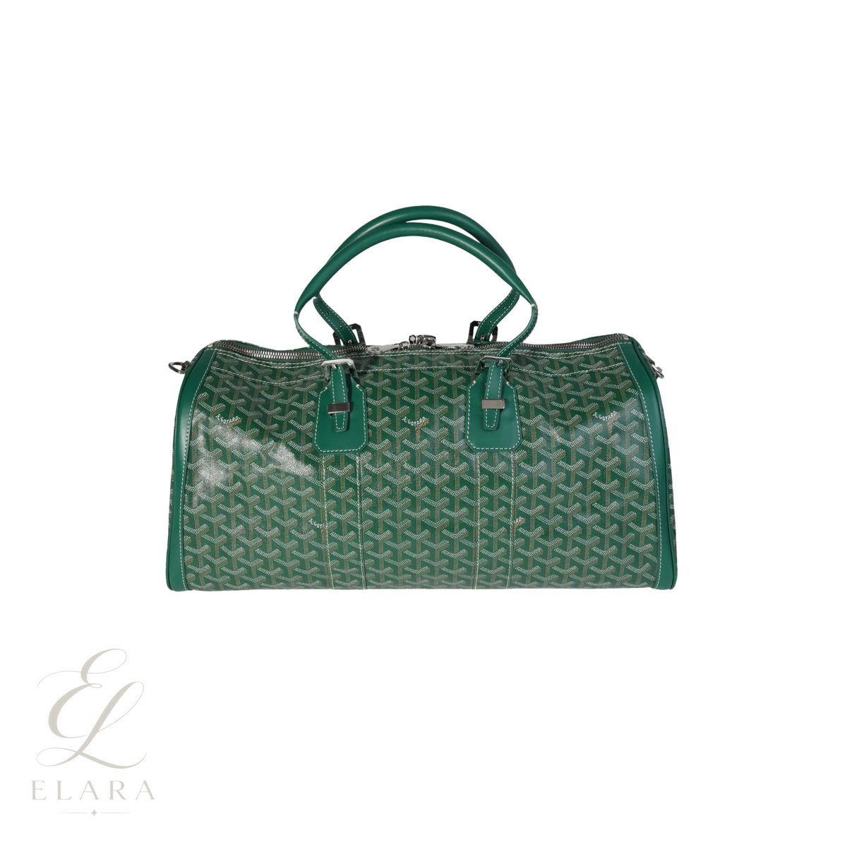 Goyard | Barrel 40 Green Canvas Bag – product image 1