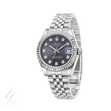 Rolex | Datejust Oystersteel Purple Dial Watch – product image 3
