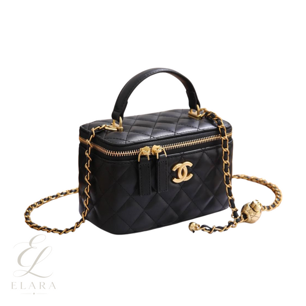 Chanel | Small Vanity Case Chain Bag – Black