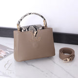 Louis Vuitton | Capucines Steeple Grey Python Bag – product image 4