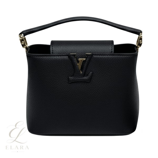 Louis Vuitton | Capucines Taurillon Leather Bag – Black