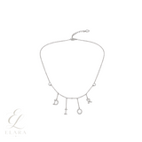 Dior | Letter Charm Necklace Silver – product image 3