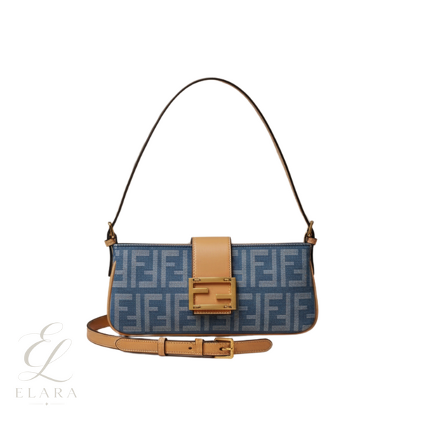 Fendi | Shoulder Blue Ffdenim Bag