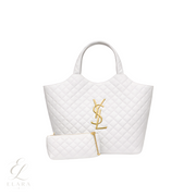 Saint Laurent | Icare Maxi White Lambskin Bag – product image 1