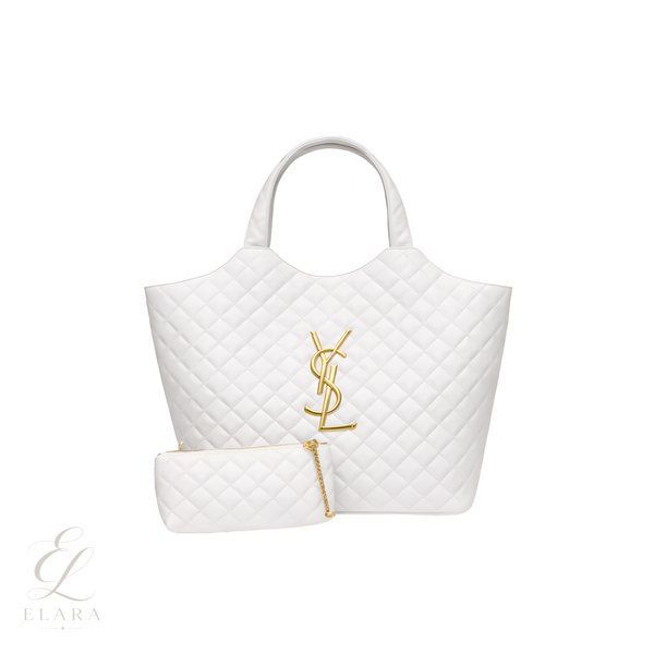 Saint Laurent | Icare Maxi White Lambskin Bag