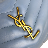 Saint Laurent | Loulou Matelassé Bleu Leather Bag – product image 3