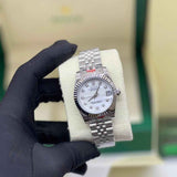 Rolex | Datejust White Diamond Dial Watch – product image 4