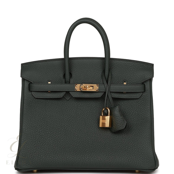 Hermès | Birkin 25 Vert Fonce Togo Bag