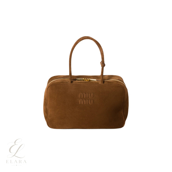 Miu Miu | Suede Beau Bag – Cocoa Brown