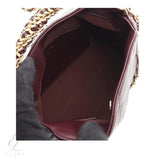 Chanel | Hobo Deep Burgundy Quilted Leather Gold-Tone Hardware Bag – Gold Tone – product image 3