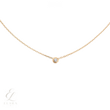Cartier | d’Amour Pendant 18K-Gold Necklace Single Round Brilliant Cut-Diamond – product image 1