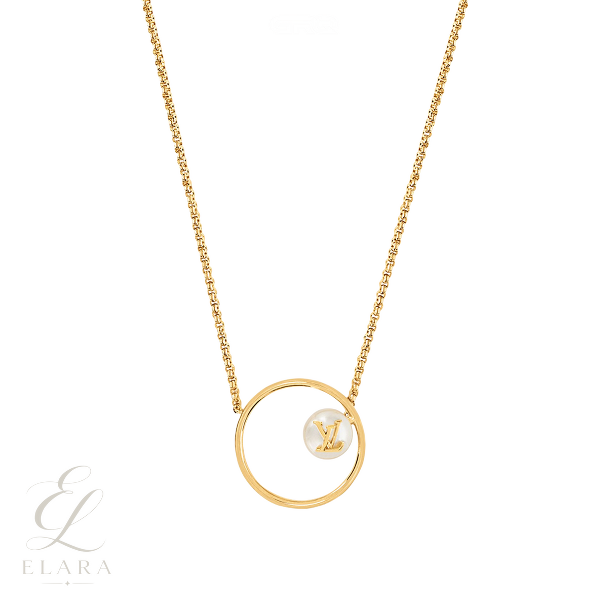 Louis Vuitton | Eclipse Pearls Necklace Gold – product image 1