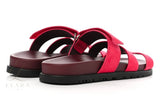Hermès | Chypre Rouge Marsala Goatskin Slides – product image 4