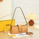 Fendi | Shoulder Leather Bag – Orange – product image 4