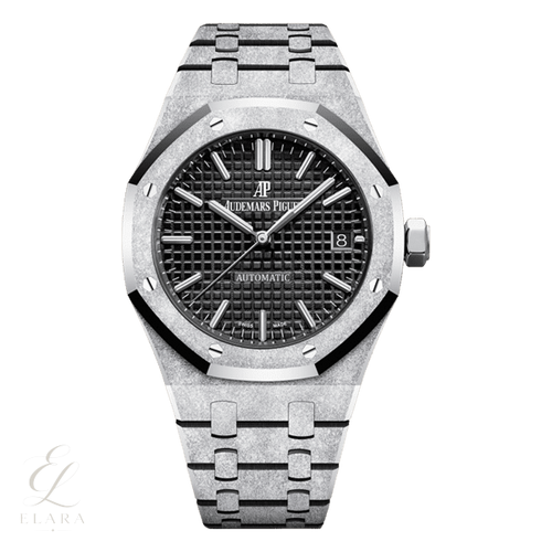 Audemars Piguet | Selfwinding Frosted Gold Black Dial Watch – product image 1