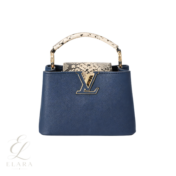 Louis Vuitton | Capucines Taurillon Bag – Navy Blue